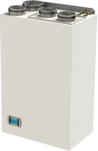 Deumidificatori con recuperatore ad altissima efficienza Compathx verticale