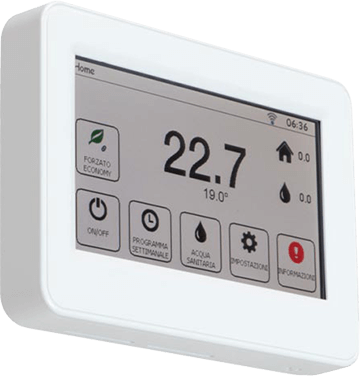 Display touch screen con modem Wi-Fi e sensore di temperatura e umidità integrati Easy Touch